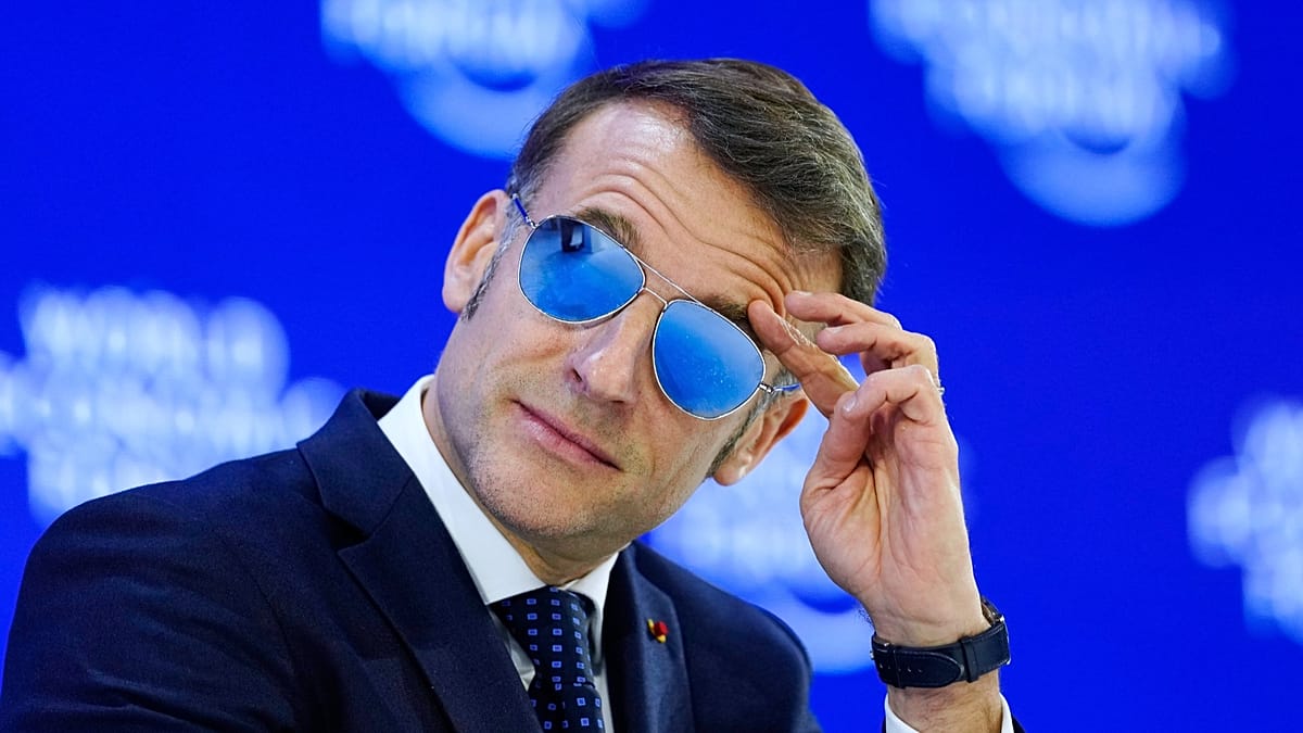 From the danger zone to Davos: Why did Emmanuel Macron's aviator sunglasses go viral?