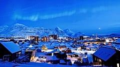 An Aurora Borealis is seen in the sky above Nuuk, 20 January, 2026