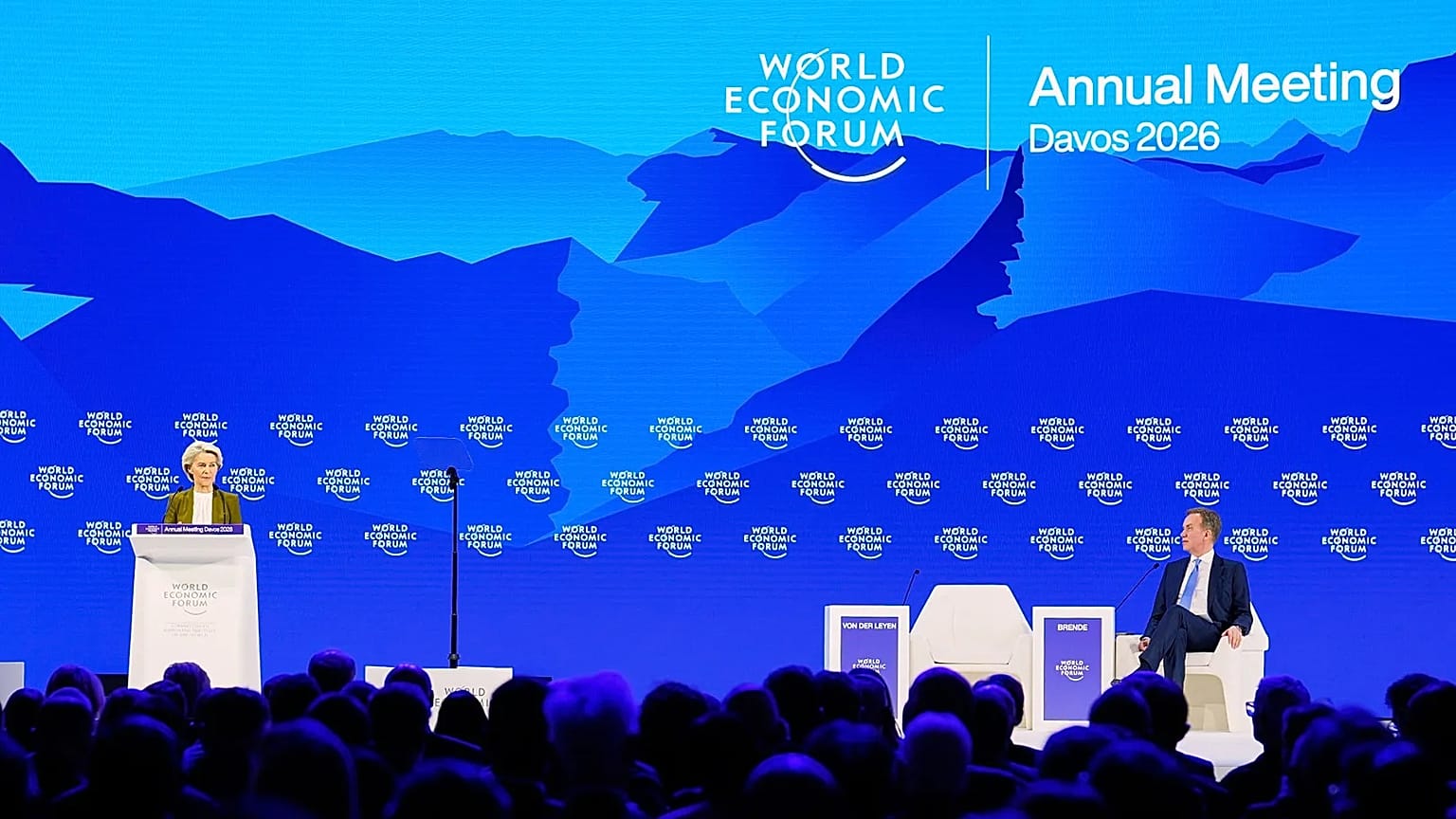 Ursula von der Leyen EU bizottsági elnök felszólalása Davosban