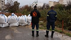 Schlechtes Wetter in Athen 