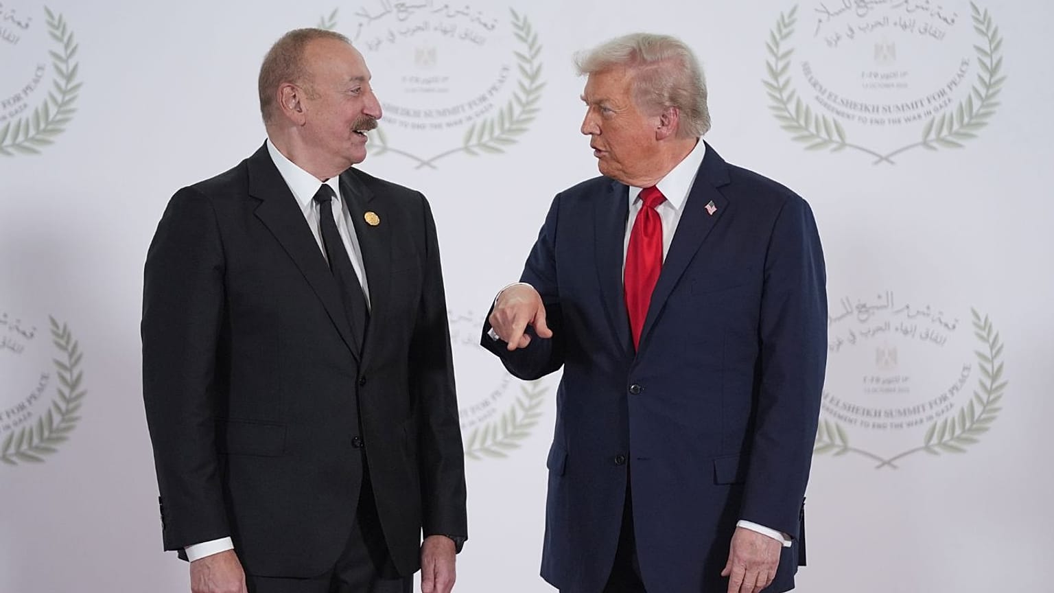 دیدار دونالد ترامپ و الهام علی‌اف 