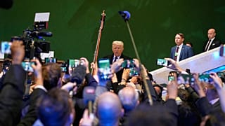 US President Donald Trump talks to the media during the Annual Meeting of the World Economic Forum in Davos, 22 January 2026