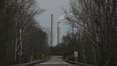Am 14. April 2025 läuft das Kohlekraftwerk Kyger Creek bei Cheshire, Ohio.