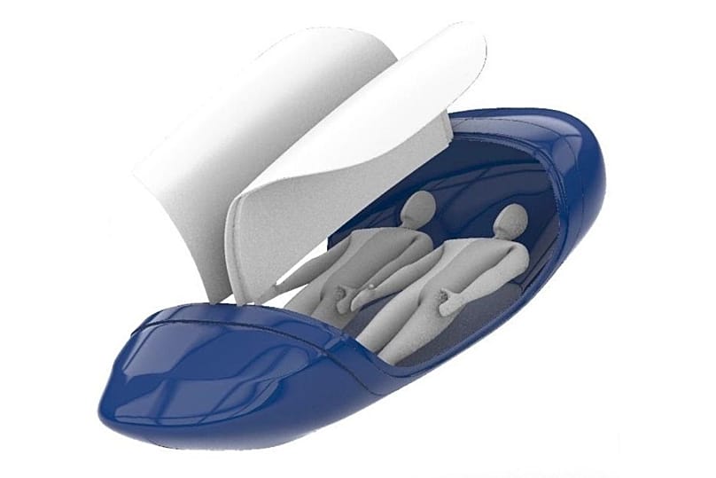 A concept design for the "Dutch Double" pod 