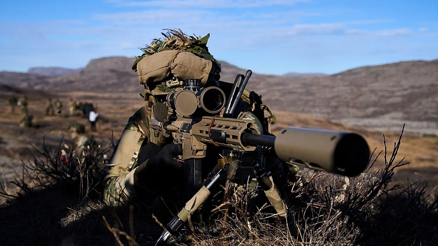 Danish military forces participate in an exercise with hundreds of troops from several European NATO members in Kangerlussuaq, 17 September, 2025