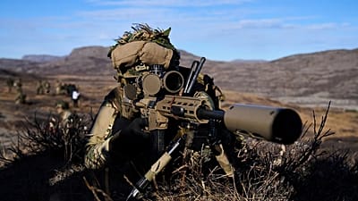 Danish military forces participate in an exercise with hundreds of troops from several European NATO members in Kangerlussuaq, 17 September, 2025