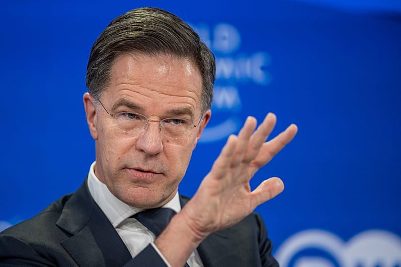 NATO Secretary General Mark Rutte at the World Economic Forum in Davos, 21 January, 2026