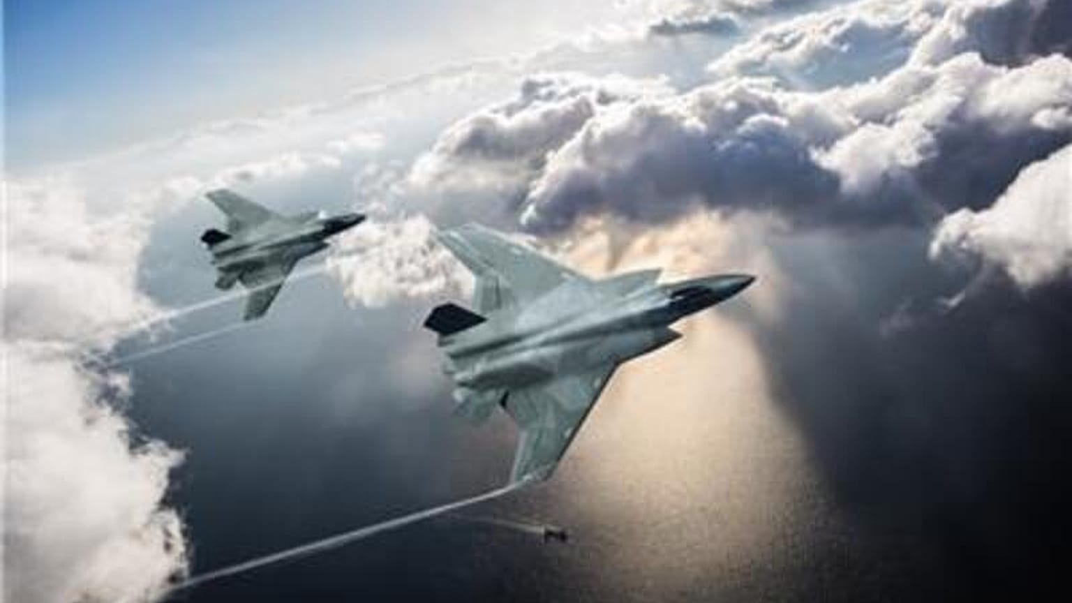 Image conceptuelle d'un avion GCAP en patrouille (Photo : Business Wire)