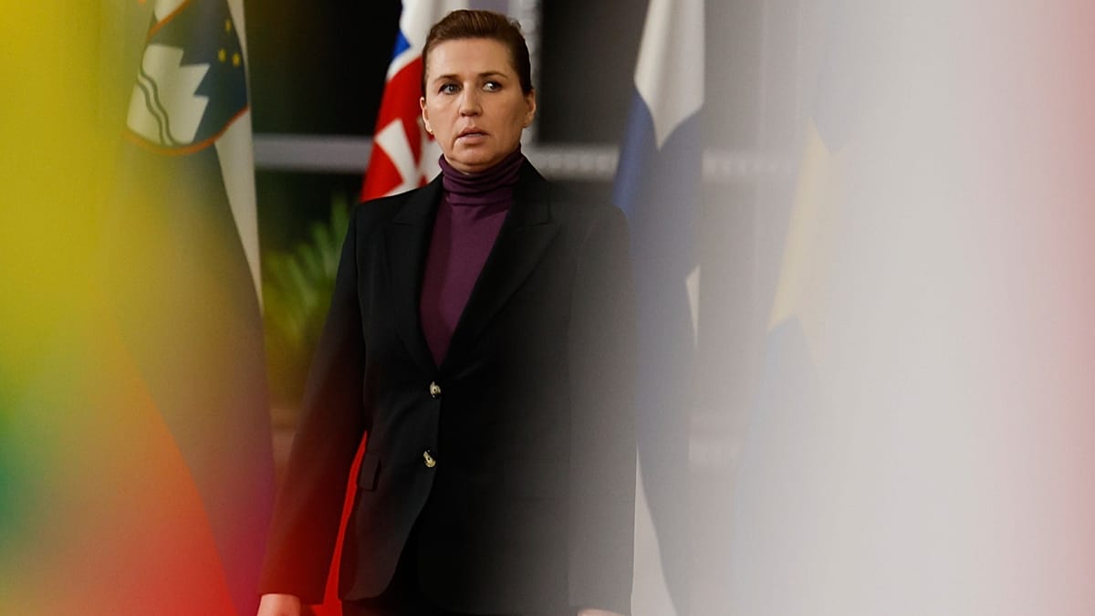 Denmark wants to work with the US but its sovereignty is a 'red line', Frederiksen says at EU summit