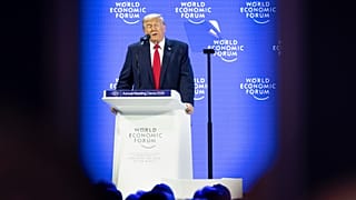 US-Präsident Donald Trump bei seiner Rede auf dem Weltwirtschaftsforum in Davos, Schweiz, 21. Januar 2026