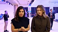 Euronews' Sasha Vakulina and Maria Tadeo
