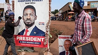 Ugandan opposition leader Bobi Wine in hiding after police raid on his home
