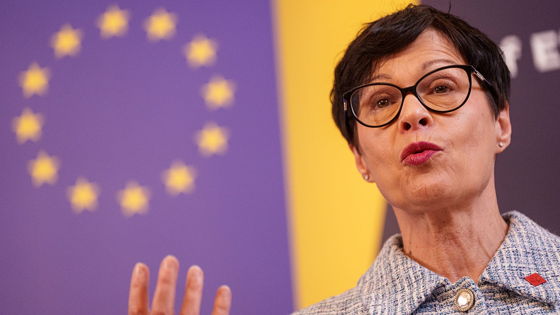 Az Európai Unió bővítési biztosa, Marta Kos