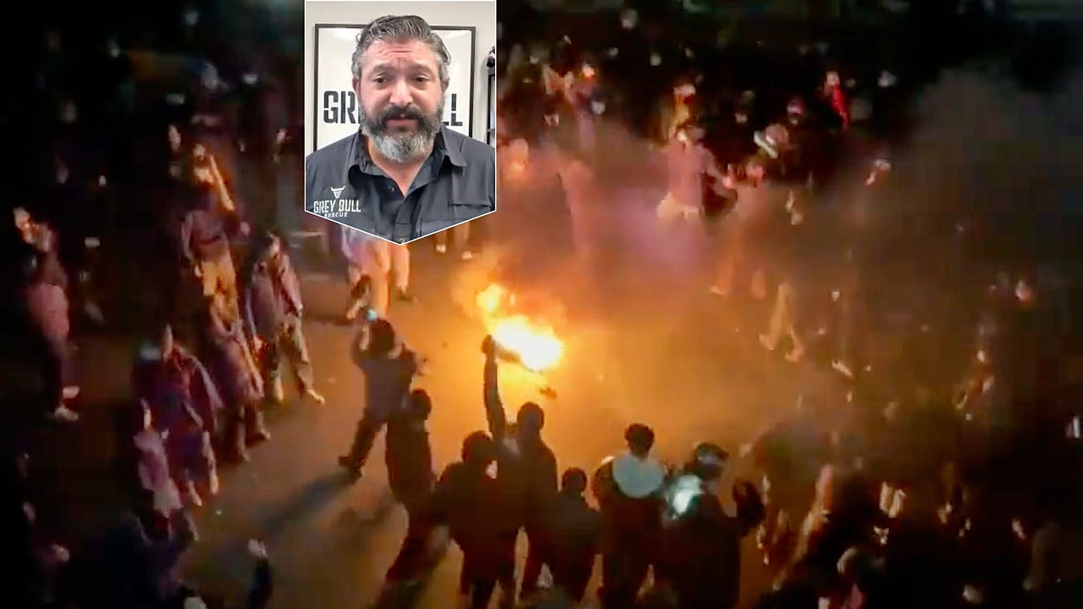 تصویر برایان استرن و اعتراضات ایران