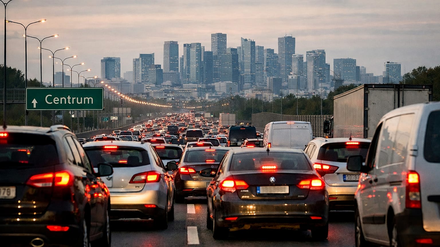 Os engarrafamentos de trânsito são uma verdadeira perda de tempo para os condutores e para as empresas.