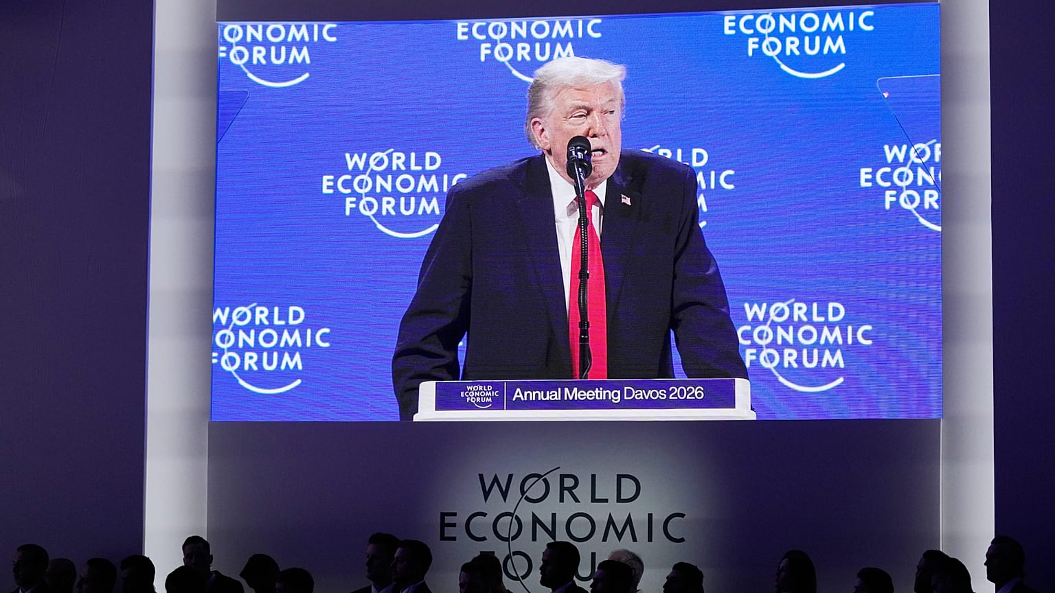 Trump beszéde Davosban