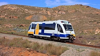 Tren FEVE, imagen de archivo