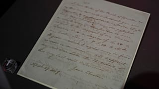 The will of British author Jane Austen on display at the Love Letter exhibition at the National Archives in London, 21 Jan 2026