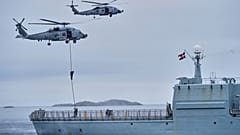 Dänische Streitkräfte nehmen an einer Übung mit Hunderten von Soldaten aus mehreren europäischen NATO-Mitgliedsstaaten im Arktischen Ozean in Nuuk, Grönland, teil, 15. September 2025. 