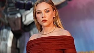 FILE - Scarlett Johansson poses for photographers upon arrival at the premiere for the film 'Transformers One' o, Sept. 19, 2024, in London. 