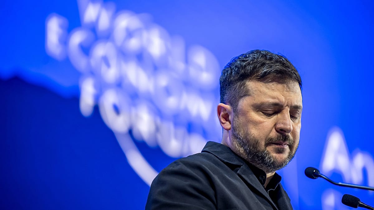Zelensky zegt dat Europa er ‘verloren uitziet’ en leeft in ‘Groundhog Day’ in vernietigende toespraak in Davos