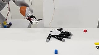 This robotic hand can detach from its arm, crawl across surfaces, and pick up objects.