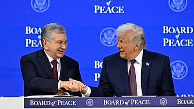 President of Uzbekistan Shavkat Mirziyoyev and US President, Donald Trump