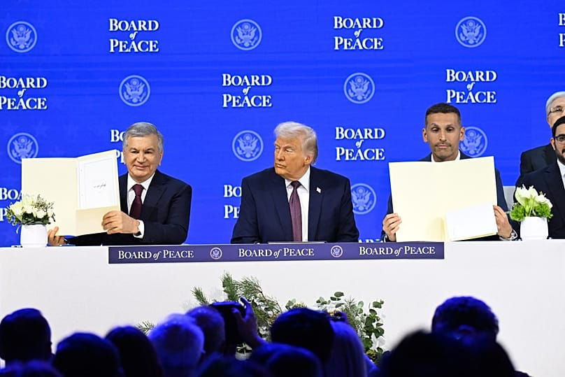 Uzbekistan's President, Shavkat Mirziyoyev, signed the founding charter of the Board of Peace in Davos