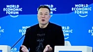 Elon Musk attends the Annual Meeting of the World Economic Forum in Davos, 22 January 2026