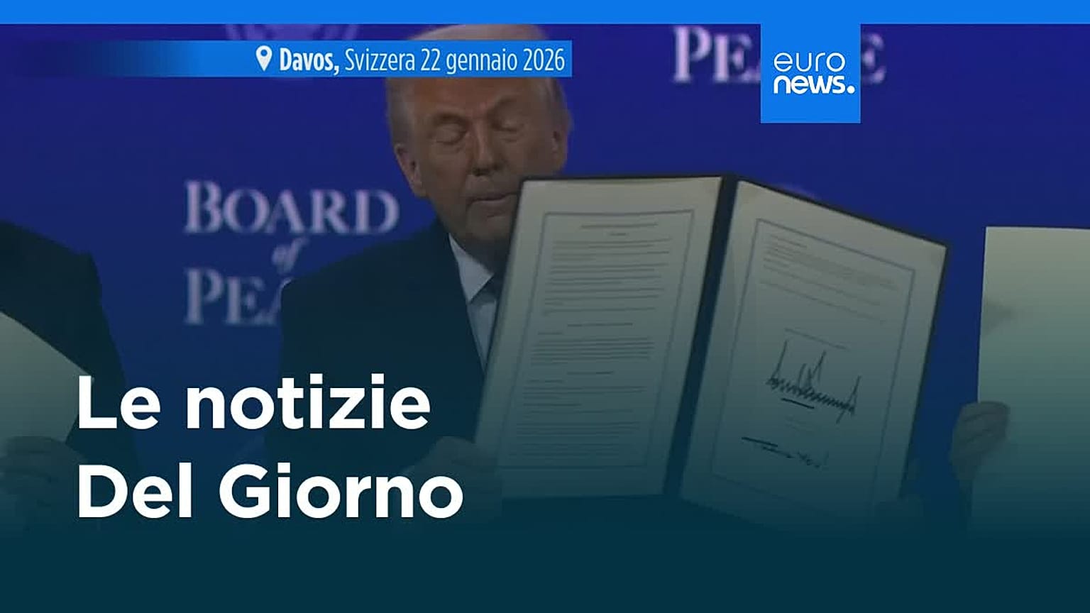 Le notizie del giorno | 22 gennaio 2026 - Serale