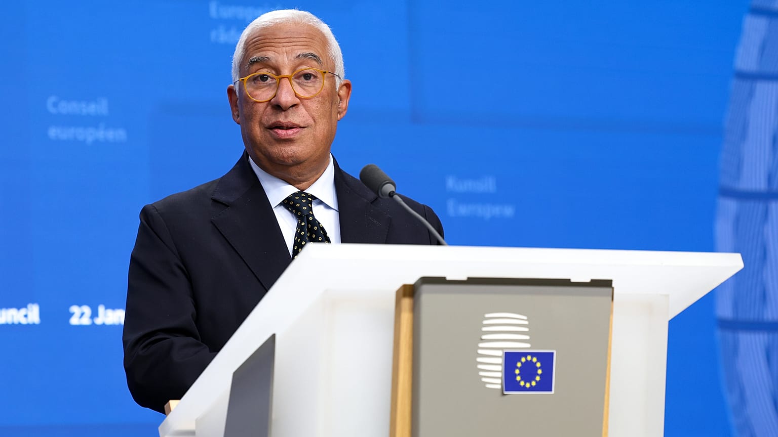 European Council President Antonio Costa