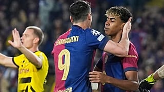 Robert Lewandowski és Lamine Yamal, FC Barcelona a