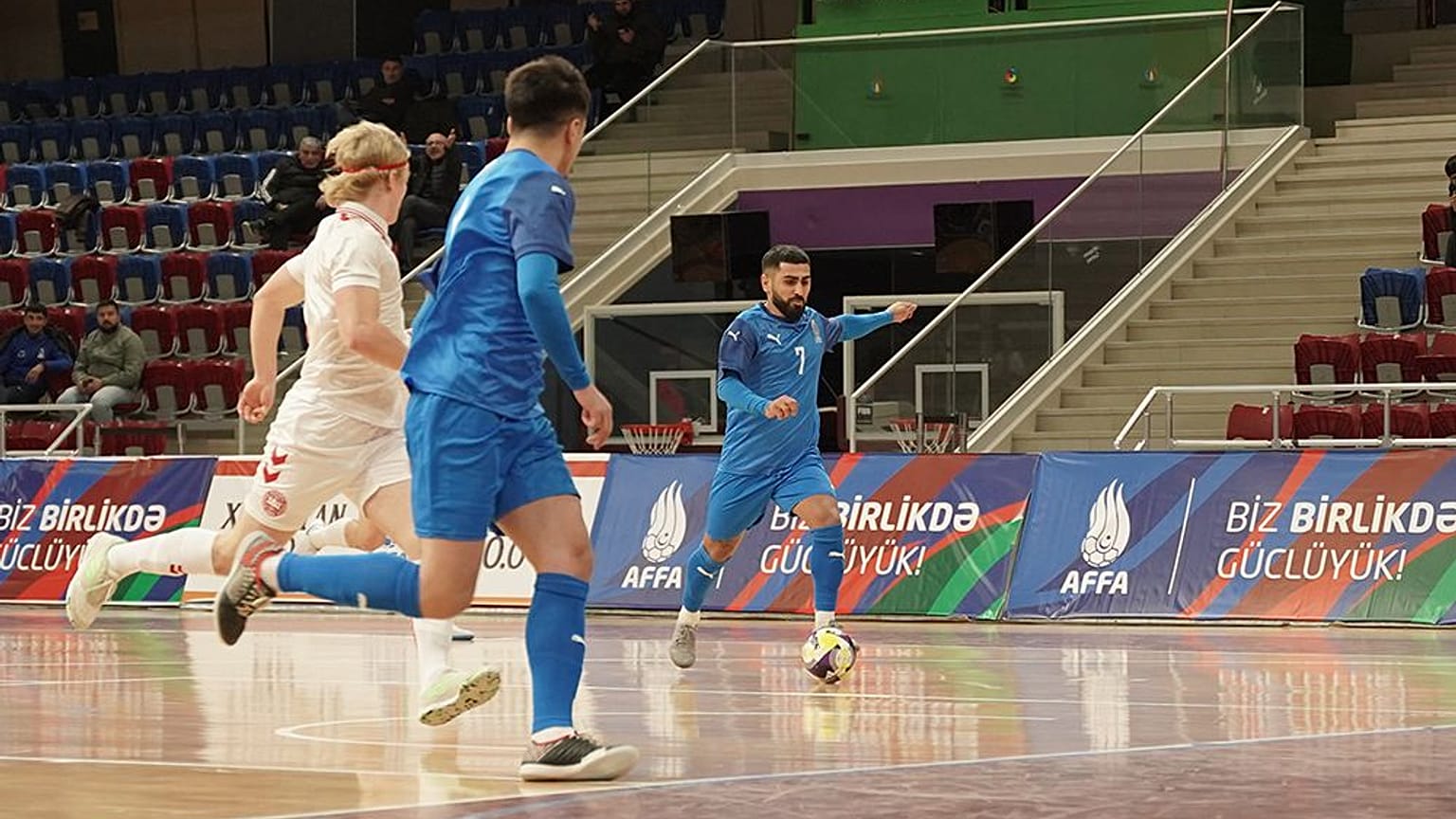Futsal match in Azerbaijan