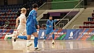 Futsal match in Azerbaijan