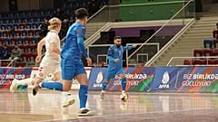 Futsal match in Azerbaijan