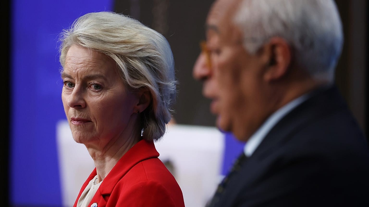 Ursula von der Leyen and Antonio Costa.