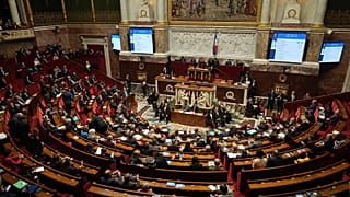 The French National Assembly. Palais Bourbon. 