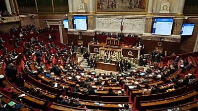 The French National Assembly. Palais Bourbon. 