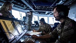 Danish military forces participate in an exercise with European NATO members in the Arctic Ocean in Nuuk, 15 September, 2025