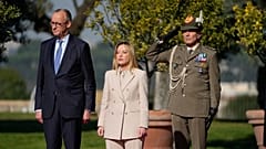 Giorgia Meloni empfing Bundeskanzler Merz am Freitag in der Villa Doria Pamphilj in Rom