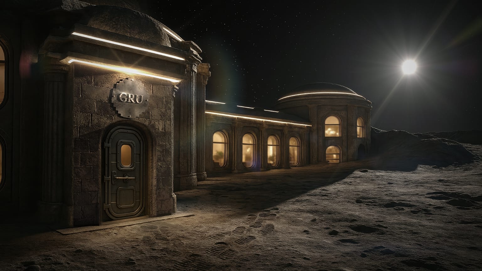 GRU Lunar Hotel render 