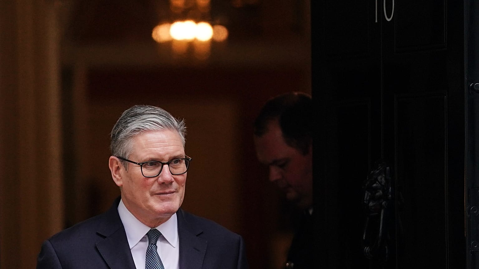 Britain's Prime Minister Keir Starmer leaves 10 Downing Street