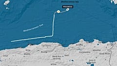 Tankerin sürüklendiği rota