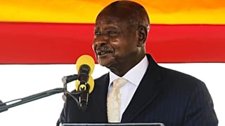 Uganda Devlet Başkanı Devlet Başkanı Yoweri Museveni