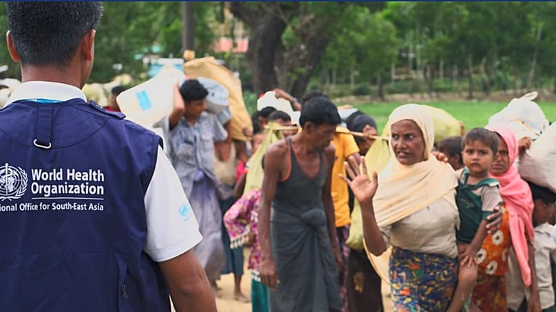 Menekítés egy járvány-sújtotta területről Dél-kelet Ázsiában