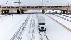 Nevões atingem também os EUA, como aqui em Oklahoma City