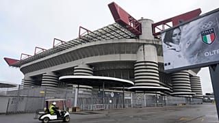 Lo Stadio di San Siro a Milano, dove si terrà la cerimonia di apertura dei Giochi olimpici invernali di Milano-Cortina il prossimo 6 febbraio