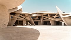 Das Nationalmuseum von Katar steht in Doha.
