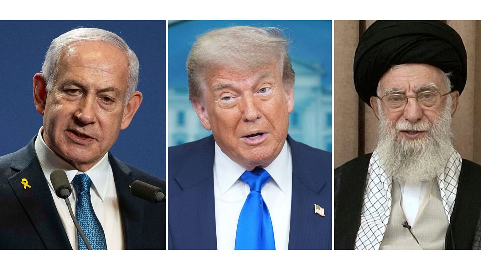 خامنه‌ای، ترامپ، نتانیاهو