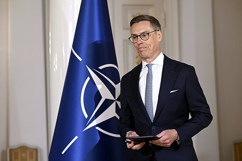 Finnish President Alexander Stubb attends a press conference as part of a summit of the Baltic Sea NATO countries in Helsinki, 14 January, 2025